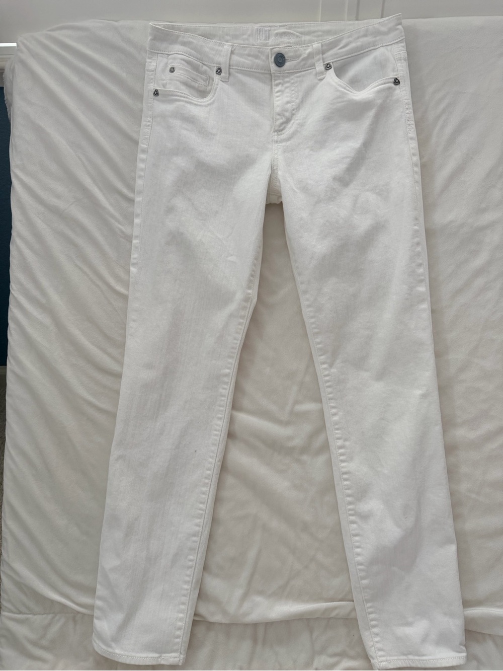 Kut from the Kloth White Skinny Jeans - Slim Fit